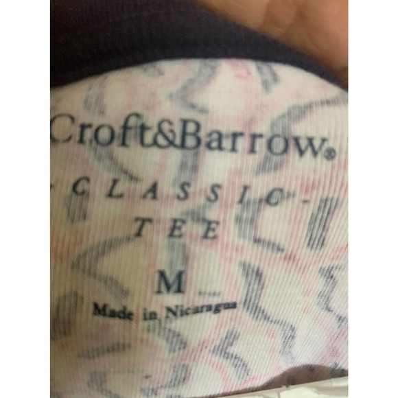 New Pink Scroll Croft & Barrow - Picture 3 of 3